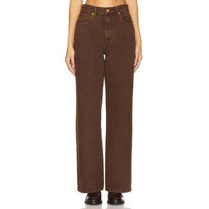 SLVRLAKE Grace Jeans Northern Cedar Brown